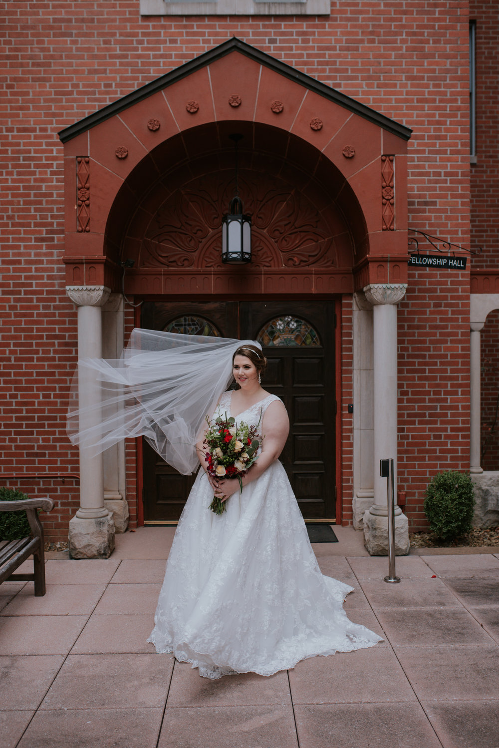 Amanda found her beautiful ivory gown at  Low’s Bridal  in Arkansas.